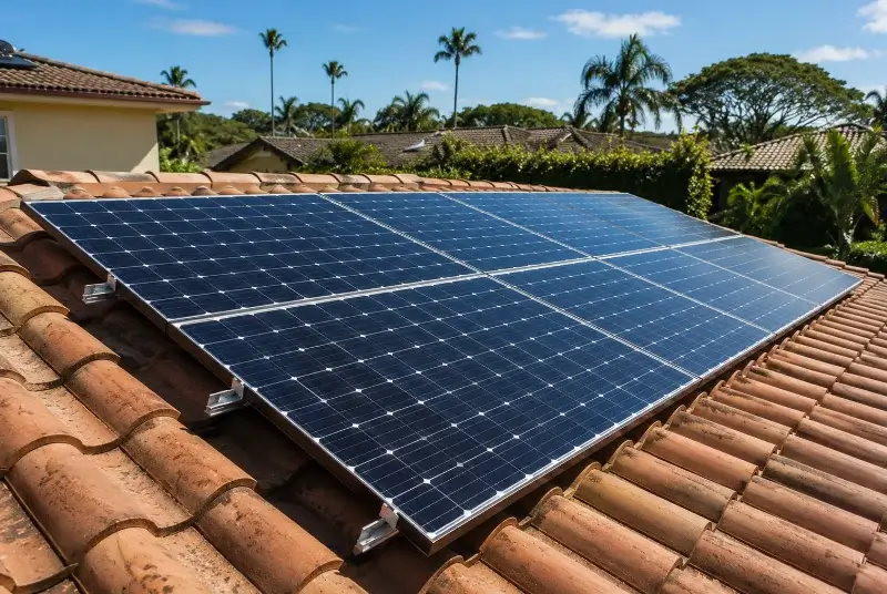 Installation de panneaux solaires à Came